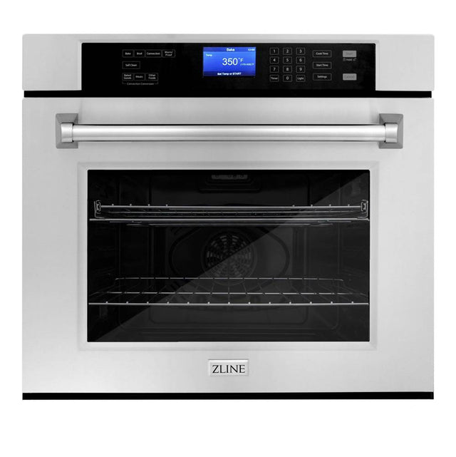 Z-Line - 30'' Professional Single Wall Oven in Stainless Steel - Brushed Stainless Steel