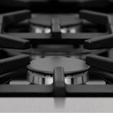 30'' Professional Dual Fuel Range in DuraSnow Stainless Steel with Black Matte Door