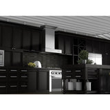 30'' Professional Wall Mount Range Hood in Stainless Steel with Crown Molding