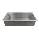 Z-Line - Meribel 33'' Undermount Single Bowl Sink in DuraSnow Stainless Steel - DuraSnow Stainless Steel