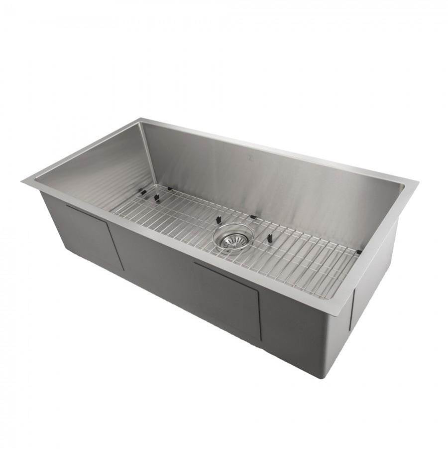 Z-Line - Meribel 33'' Undermount Single Bowl Sink in Stainless Steel - Stainless Steel