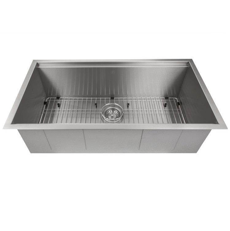 Garmisch 33'' Undermount Single Bowl Sink in Stainless Steel with Accessories