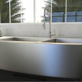 Chamonix 33'' Undermount Double Bowl Sink in Stainless Steel