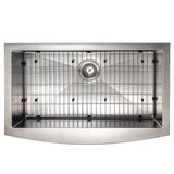 Vail Farmhouse 33'' Undermount Single Bowl Sink in Stainless Steel