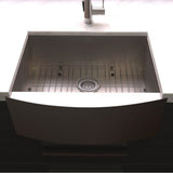 Vail Farmhouse 33'' Undermount Single Bowl Sink in Stainless Steel