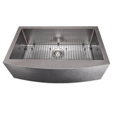 Vail Farmhouse 33'' Undermount Single Bowl Sink in Stainless Steel