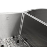 Aspen 33'' Undermount Double Bowl Sink in Stainless Steel