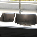 Cortina 33'' Undermount Double Bowl Sink in Stainless Steel