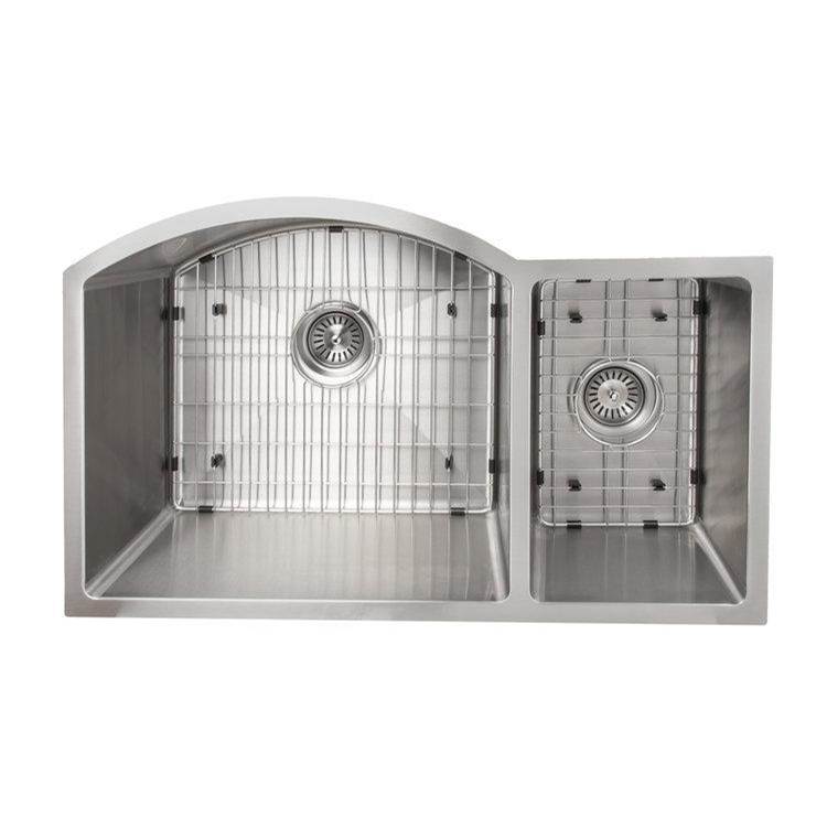 Cortina 33'' Undermount Double Bowl Sink in Stainless Steel
