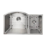 Cortina 33'' Undermount Double Bowl Sink in Stainless Steel