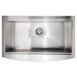 Moritz Farmhouse 33'' Undermount Single Bowl Sink in Stainless Steel with Accessories