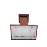 36'' Designer Series Copper Island Mount Range Hood