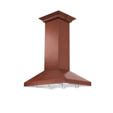 36'' Designer Series Copper Island Mount Range Hood