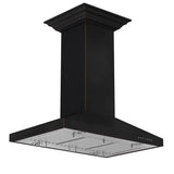 36'' Designer Series Oil-Rubbed Bronze Island Mount Range Hood