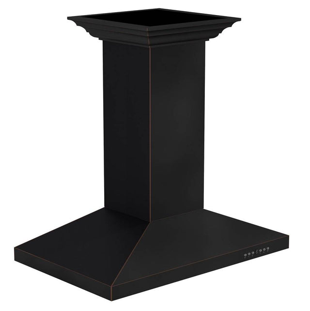 Z-Line - 36'' Designer Series Oil-Rubbed Bronze Island Mount Range Hood
