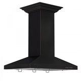 36'' Designer Series Oil-Rubbed Bronze Island Mount Range Hood