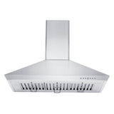 36'' Wall Mount Range Hood in Stainless Steel