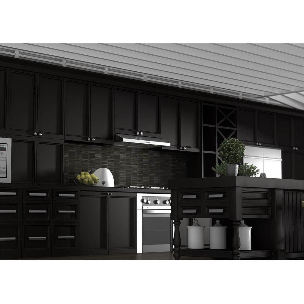30'' 280 CFM Under Cabinet Range Hood in Stainless Steel - Hardwired Power