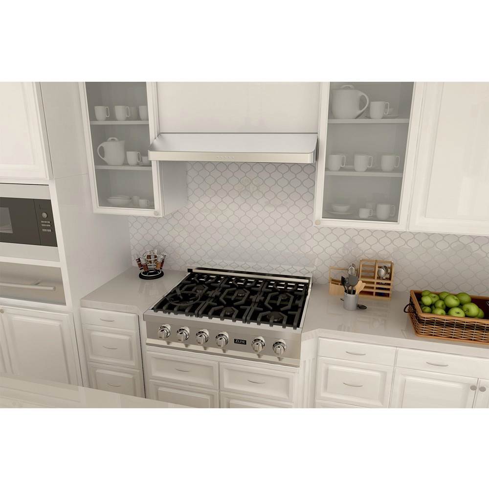 30'' 400 CFM Under Cabinet Range Hood in Stainless Steel - Hardwired Power