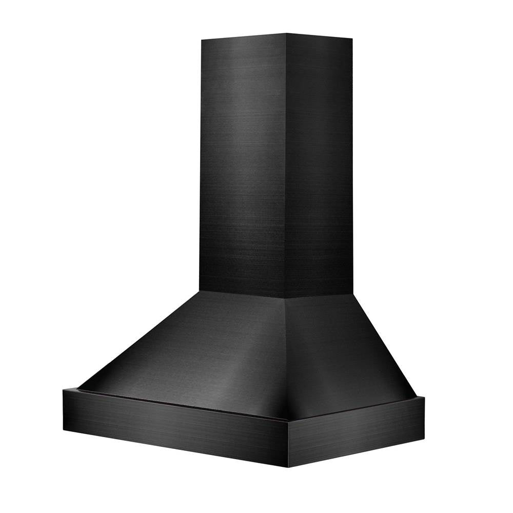 Z-Line - 30'' Black Stainless Steel Wall Mount Range Hood