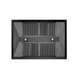 Z-Line - 48'' Black Stainless Steel Wall Mount Range Hood