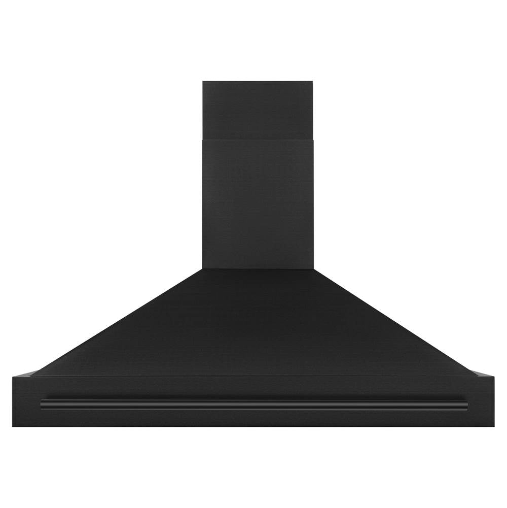 48'' Black Stainless Steel Range Hood with Black Stainless Steel Handle (BS655-48-BS)