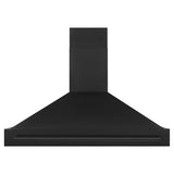 48'' Black Stainless Steel Range Hood with Black Stainless Steel Handle (BS655-48-BS)