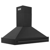 48'' Black Stainless Steel Range Hood with Black Stainless Steel Handle (BS655-48-BS)