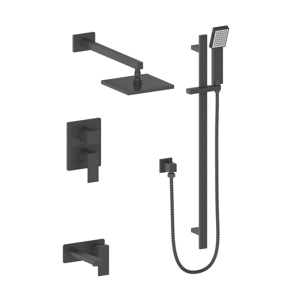 Z-Line - Bliss Shower System in Matte Black - Matte Black