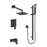 Z-Line - Bliss Shower System in Matte Black - Matte Black