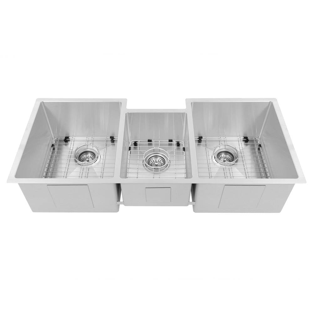 Breckenridge 45'' Undermount Single Bowl Sink in Stainless Steel with Accessories