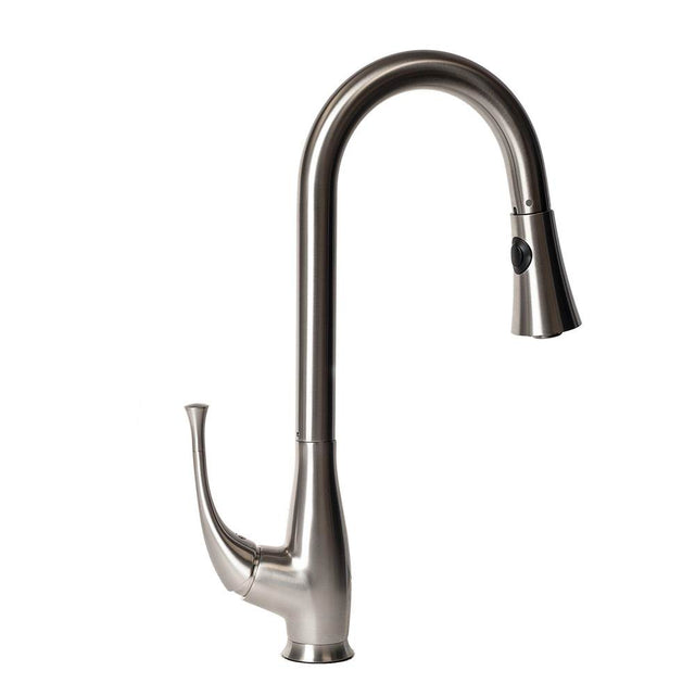 Z-Line - Castor Kitchen Faucet in Brushed Nickel - Stainless Steel