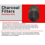 Set of Two(2) Charcoal Filters for Models 587/597/9597 (CF1)
