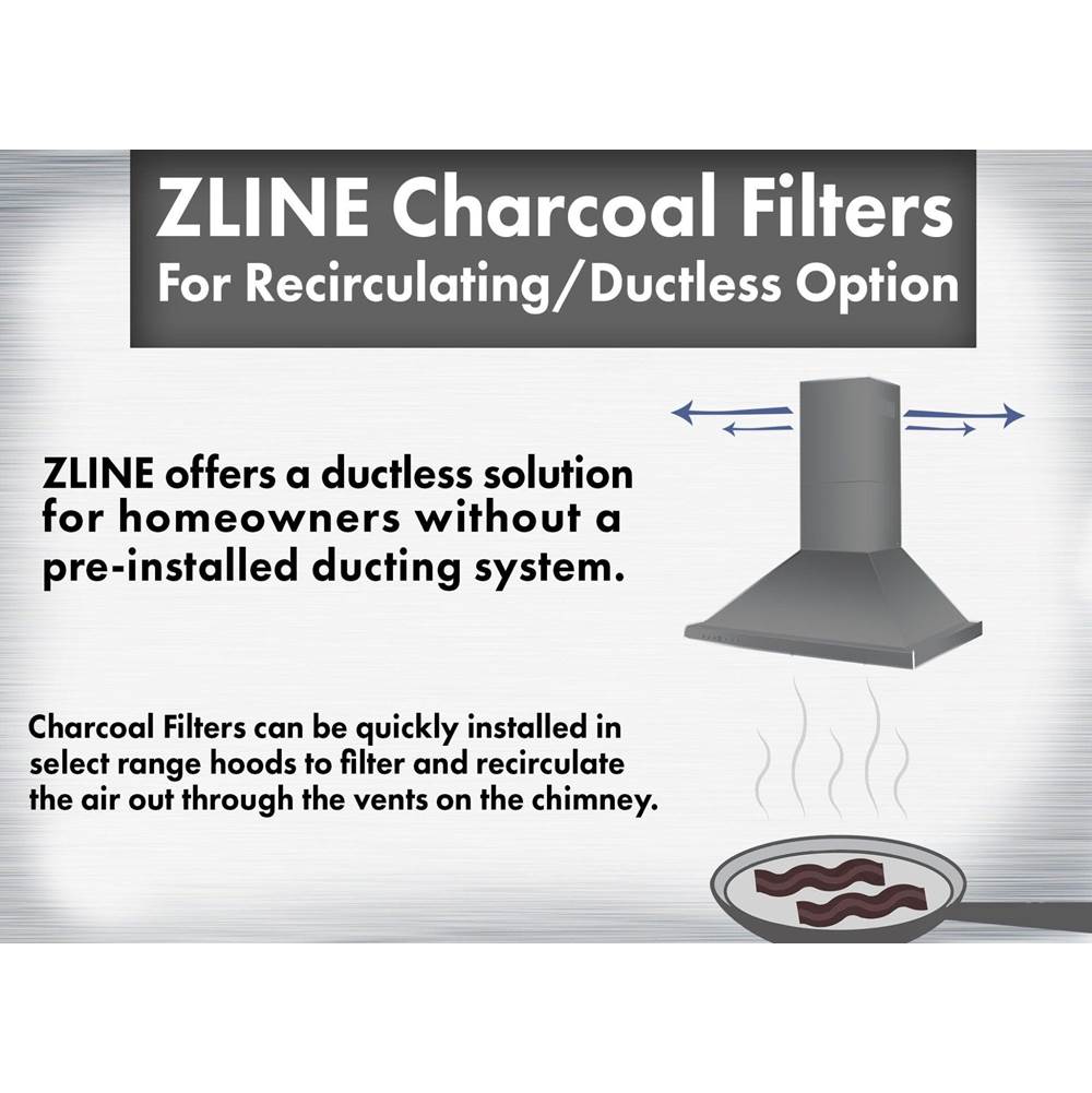 Set of Two(2) Charcoal Filters for Models 587/597/9597 (CF1)