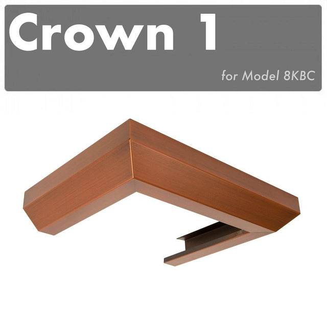 Z-Line - Crown Molding Profile 1 for Wall Mount Copper Range Hood