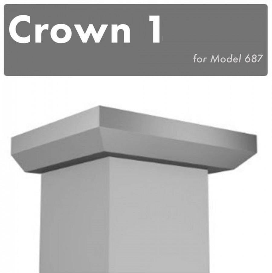 Z-Line - Crown Molding Profile 1 for Wall Mount Range Hood