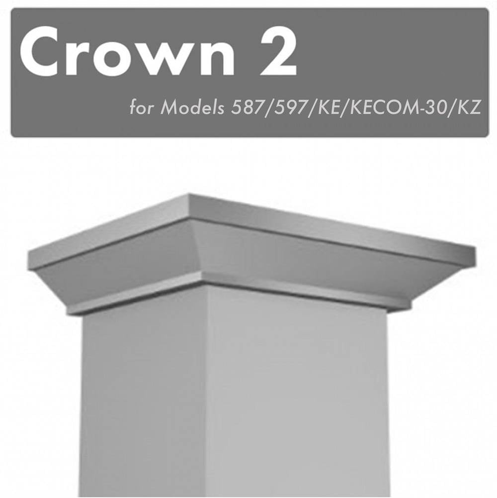 Z-Line - Crown Molding Profile 2 for Wall Mount Range Hood