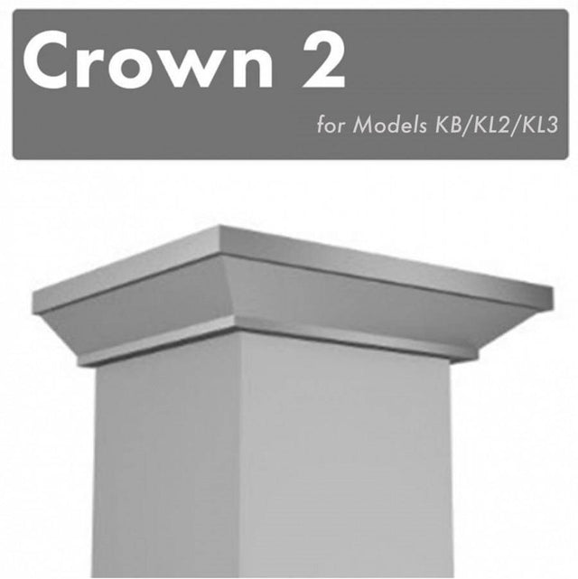 Z-Line - Crown Molding Profile 2 for Wall Mount Range Hood