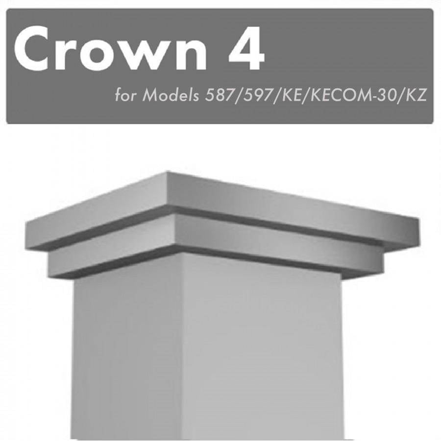 Z-Line - Crown Molding Profile 4 for Wall Mount Range Hood