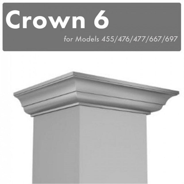 Z-Line - Crown Molding Profile 6 for Wall Mount Range Hood