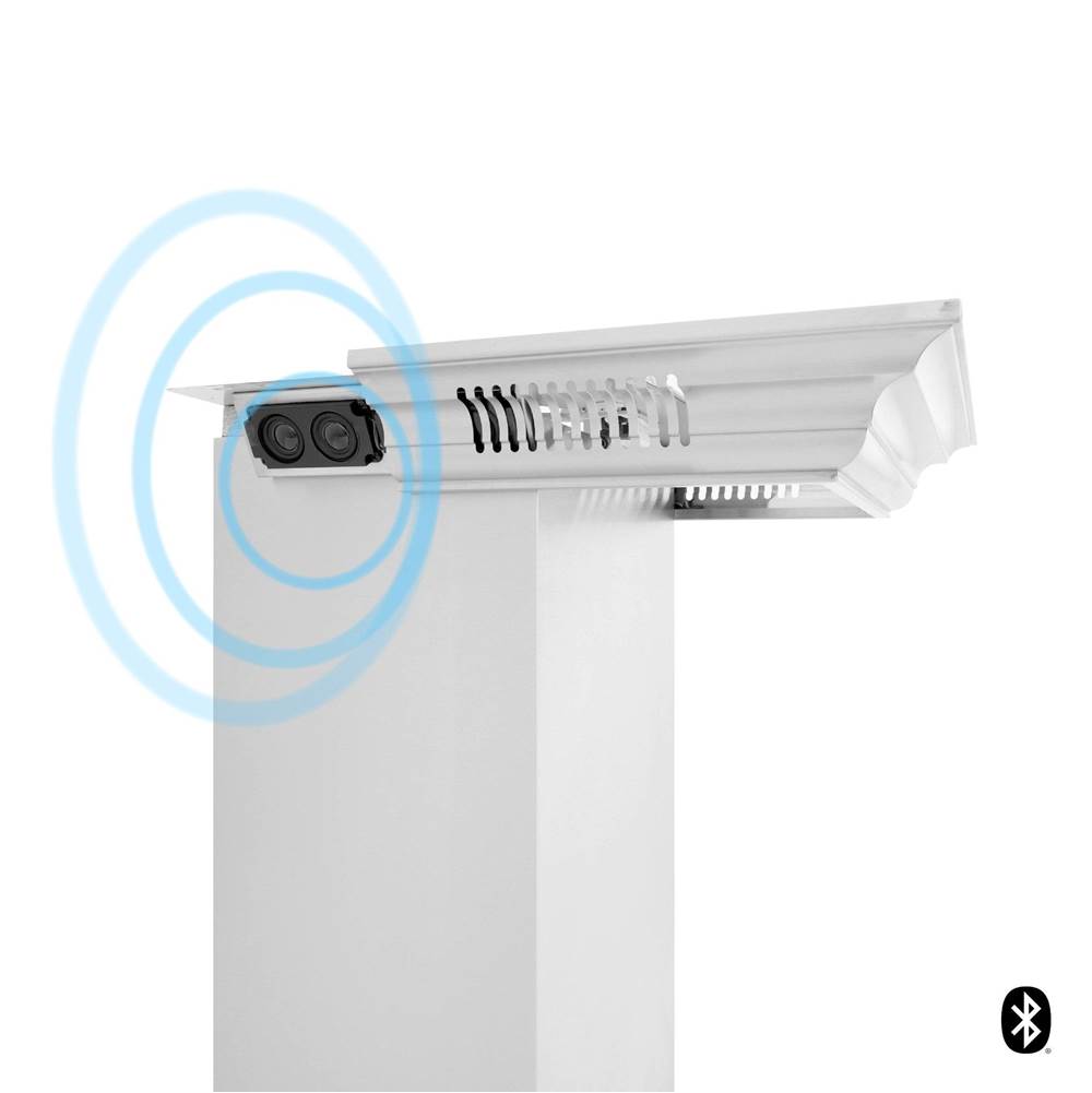 Z-Line - Crown Molding in Stainless Steel with Built-in Bluetooth Speakers
