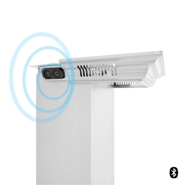Z-Line - Crown Molding in Stainless Steel with Built-in Bluetooth Speakers