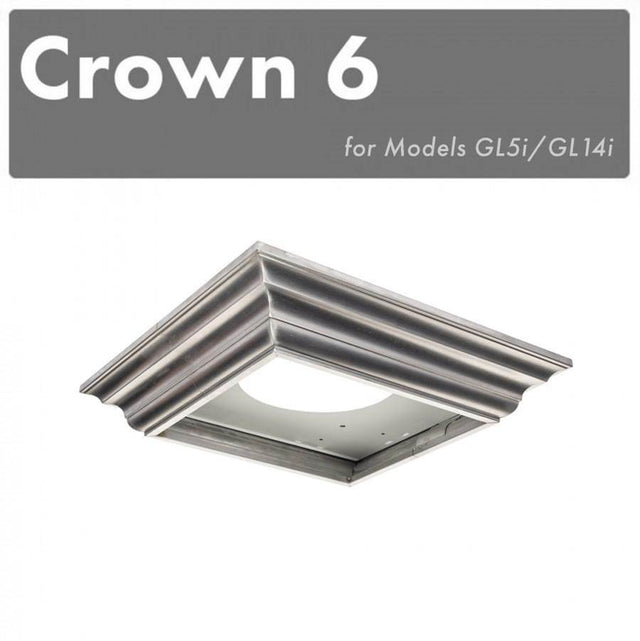 Z-Line - Crown Molding Profile 6 for Wall Mount Range Hoods