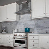 48'' Designer Series DuraSnow Stainless Steel Wall Mount Range Hood