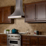 48'' Designer Series DuraSnow Stainless Steel Wall Range Hood
