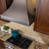 48'' Designer Series DuraSnow Stainless Steel Wall Range Hood