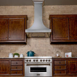 48'' Designer Series DuraSnow Stainless Steel Wall Range Hood