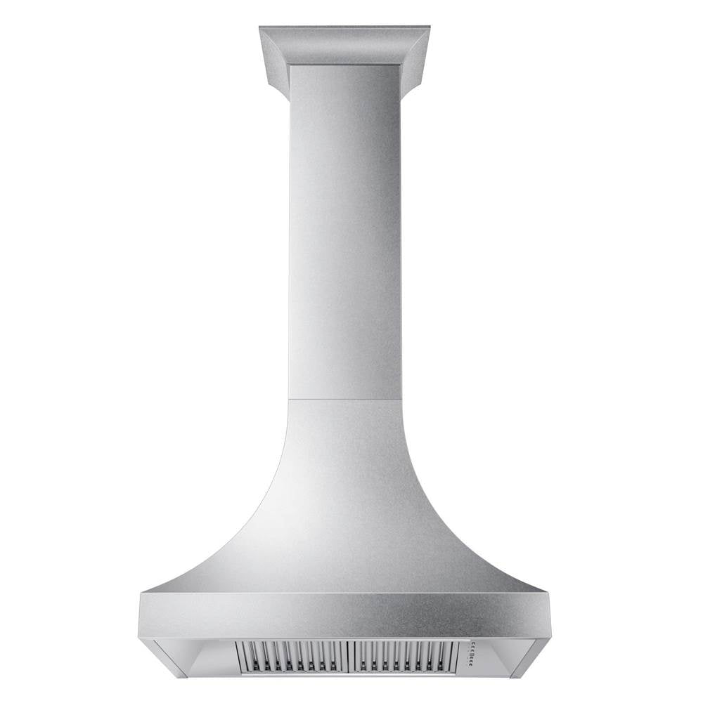 48'' Designer Series DuraSnow Stainless Steel Wall Range Hood