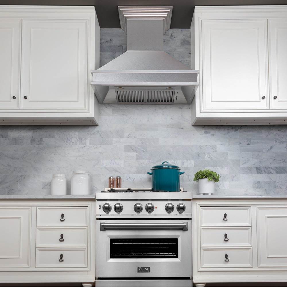 36'' Designer Series Wall Mount Range Hood in DuraSnow Stainless Steel