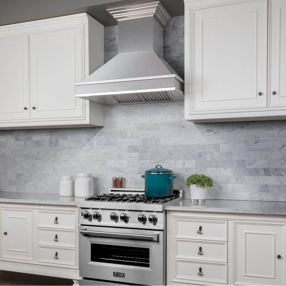 36'' Designer Series Wall Mount Range Hood in DuraSnow Stainless Steel
